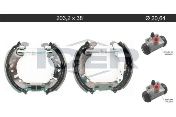 Icer 79KT0127 C Brake shoe set 79KT0127C: Buy near me in Poland at 2407.PL - Good price!