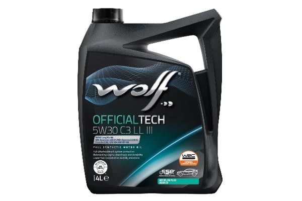 Wolf 1048180 Engine oil Wolf Officialtech C3 LL III 5W-30, 4L 1048180: Buy near me in Poland at 2407.PL - Good price!