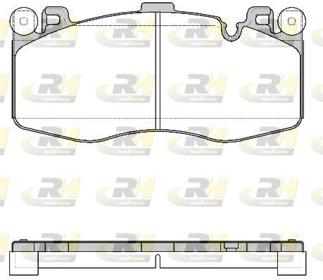 Road house 21733.00 Front disc brake pads, set 2173300: Buy near me in Poland at 2407.PL - Good price!