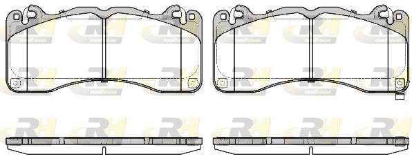 Road house 21749.02 Front disc brake pads, set 2174902: Buy near me in Poland at 2407.PL - Good price!