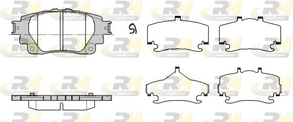 Road house 21871.00 Brake Pad Set, disc brake 2187100: Buy near me in Poland at 2407.PL - Good price!