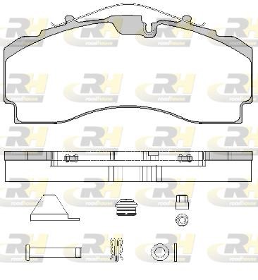 Road house JSX 21704.80 Тормозные колодки дисковые передние, комплект JSX2170480: Купить в Польше - Отличная цена на 2407.PL!