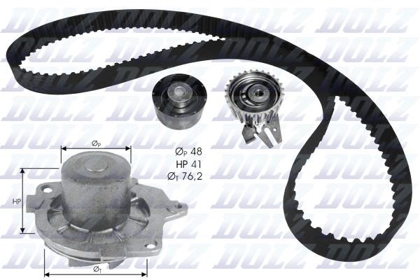 Dolz KD114 TIMING BELT KIT WITH WATER PUMP KD114: Buy near me in Poland at 2407.PL - Good price!