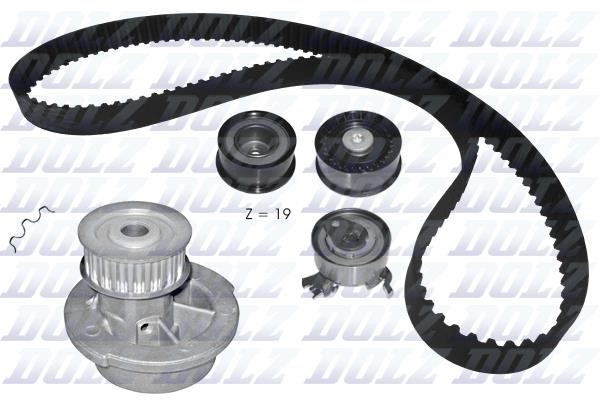 Dolz KD124 TIMING BELT KIT WITH WATER PUMP KD124: Buy near me in Poland at 2407.PL - Good price!
