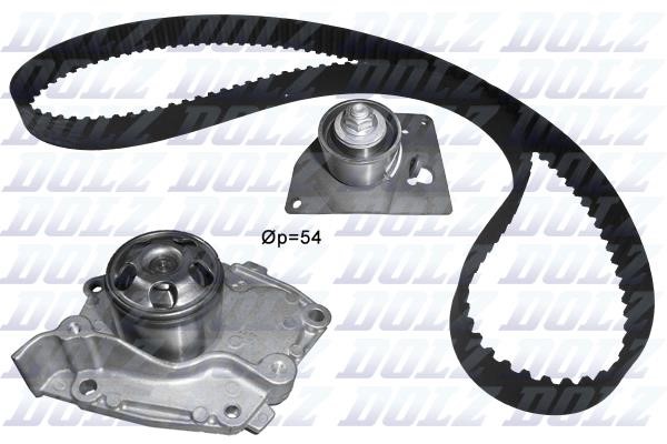 Dolz KD128 TIMING BELT KIT WITH WATER PUMP KD128: Buy near me in Poland at 2407.PL - Good price!