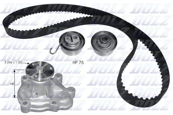 Dolz KD137 TIMING BELT KIT WITH WATER PUMP KD137: Buy near me in Poland at 2407.PL - Good price!