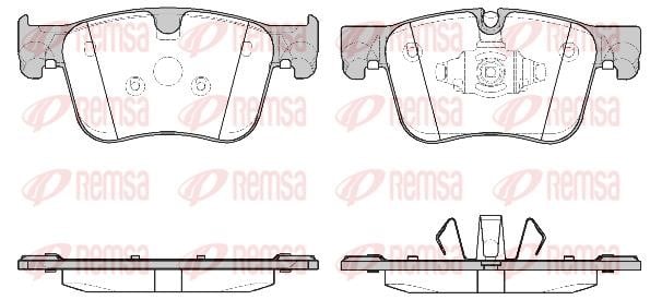 Remsa 1560.10 Front disc brake pads, set 156010: Buy near me in Poland at 2407.PL - Good price!