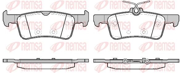 Remsa 1563.20 Scheibenbremsbeläge hinten eingestellt 156320: Kaufen Sie zu einem guten Preis in Polen bei 2407.PL!