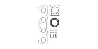 HJS Leistritz 82 21 2962 Exhaust manifold gaskets, kit 82212962: Buy near me in Poland at 2407.PL - Good price!