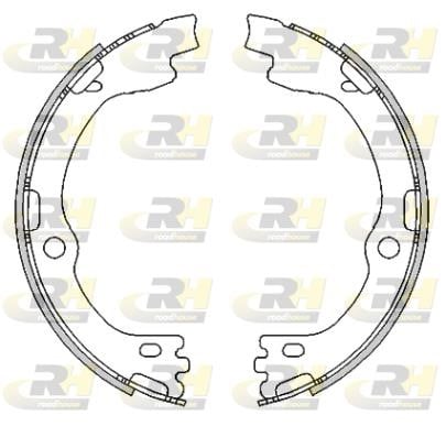 Road house 4491.00 Parking brake shoes 449100: Buy near me in Poland at 2407.PL - Good price!