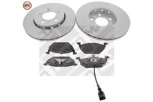 Mapco 47855HPS Front brake disc ventilated 47855HPS: Buy near me in Poland at 2407.PL - Good price!