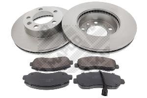 Mapco 47720 Front ventilated brake discs with pads, set 47720: Buy near me in Poland at 2407.PL - Good price!