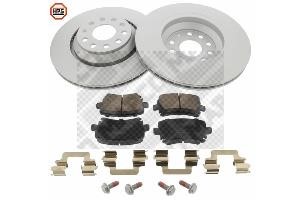Mapco 47897HPS Rear ventilated brake discs with pads, set 47897HPS: Buy near me in Poland at 2407.PL - Good price!