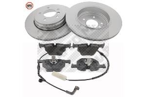 Mapco 47782HPS Rear ventilated brake disc 47782HPS: Buy near me in Poland at 2407.PL - Good price!