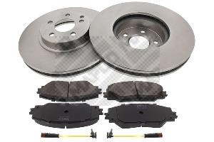  47798 Front ventilated brake discs with pads, set 47798: Buy near me in Poland at 2407.PL - Good price!
