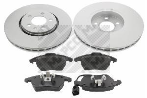 Mapco 47934HPS Front ventilated brake discs with pads, set 47934HPS: Buy near me in Poland at 2407.PL - Good price!