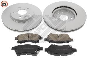 Mapco 47844HPS Front ventilated brake discs with pads, set 47844HPS: Buy near me in Poland at 2407.PL - Good price!