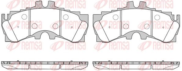 Remsa 1789.00 Front disc brake pads, set 178900: Buy near me at 2407.PL in Poland at an Affordable price!