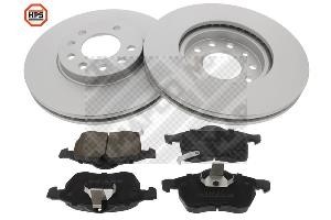 Mapco 47671HPS Front ventilated brake discs with pads, set 47671HPS: Buy near me in Poland at 2407.PL - Good price!