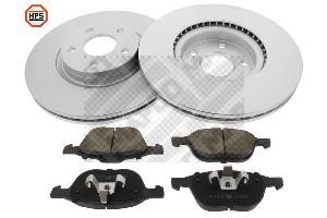 Mapco 47688HPS Front ventilated brake discs with pads, set 47688HPS: Buy near me at 2407.PL in Poland at an Affordable price!