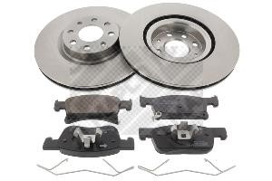 Mapco 47702 Front ventilated brake discs with pads, set 47702: Buy near me in Poland at 2407.PL - Good price!