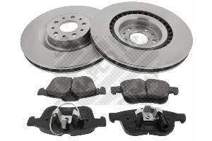 Mapco 47001 Front ventilated brake discs with pads, set 47001: Buy near me in Poland at 2407.PL - Good price!