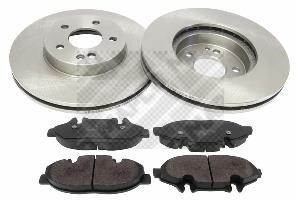 Mapco 47004 Front ventilated brake discs with pads, set 47004: Buy near me in Poland at 2407.PL - Good price!