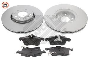 Mapco 47709HPS Front ventilated brake discs with pads, set 47709HPS: Buy near me in Poland at 2407.PL - Good price!