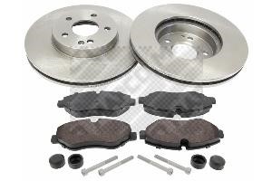 Mapco 47005 Front ventilated brake discs with pads, set 47005: Buy near me in Poland at 2407.PL - Good price!