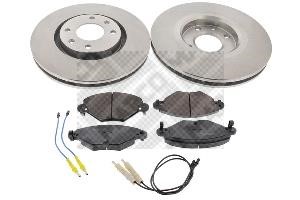Mapco 47565 Front brake disc ventilated 47565: Buy near me at 2407.PL in Poland at an Affordable price!