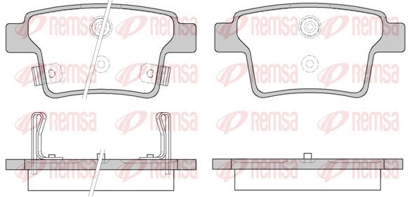 Remsa 1149.02 Front disc brake pads, set 114902: Buy near me in Poland at 2407.PL - Good price!