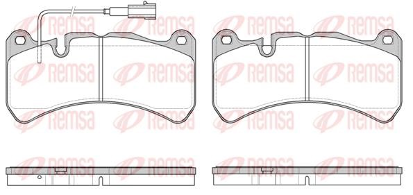 Remsa 119211 Brake Pad Set, disc brake 119211: Buy near me at 2407.PL in Poland at an Affordable price!