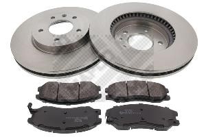 Mapco 47713 Front ventilated brake discs with pads, set 47713: Buy near me in Poland at 2407.PL - Good price!