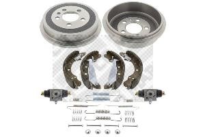 Mapco 35709/1 Brake shoes with cylinders, set 357091: Buy near me in Poland at 2407.PL - Good price!