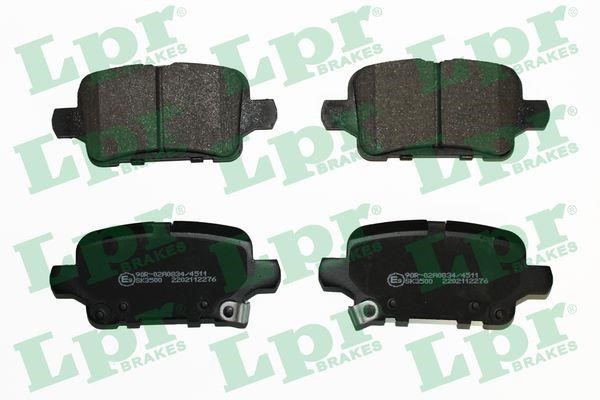 LPR 05P2276 Brake Pad Set, disc brake 05P2276: Buy near me in Poland at 2407.PL - Good price!