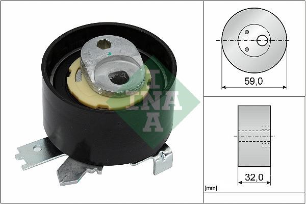 INA 531 0965 10 Tensioner pulley, timing belt 531096510: Buy near me in Poland at 2407.PL - Good price!