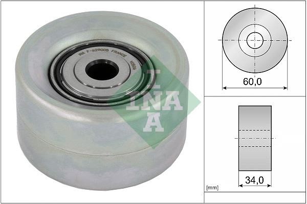 INA 532 0921 10 Deflection/guide pulley, v-ribbed belt 532092110: Buy near me in Poland at 2407.PL - Good price!