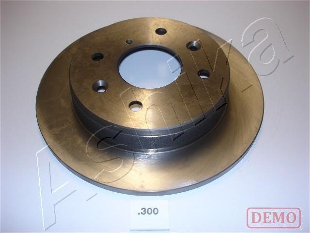 Ashika 61-03-300C Rear brake disc, non-ventilated 6103300C: Buy near me in Poland at 2407.PL - Good price!