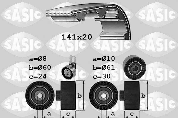 Sasic 1750044 Timing Belt Kit 1750044: Buy near me in Poland at 2407.PL - Good price!