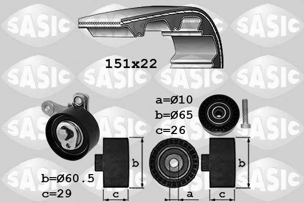 Sasic 1756082 Timing Belt Kit 1756082: Buy near me in Poland at 2407.PL - Good price!