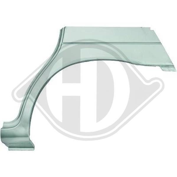 Diederichs 9681432 Repair part rear fender right 9681432: Buy near me in Poland at 2407.PL - Good price!