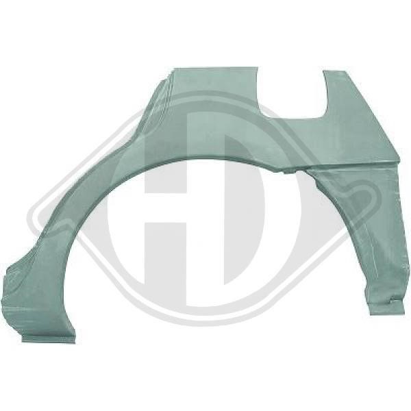Diederichs 9835132 Repair part rear fender right 9835132: Buy near me in Poland at 2407.PL - Good price!