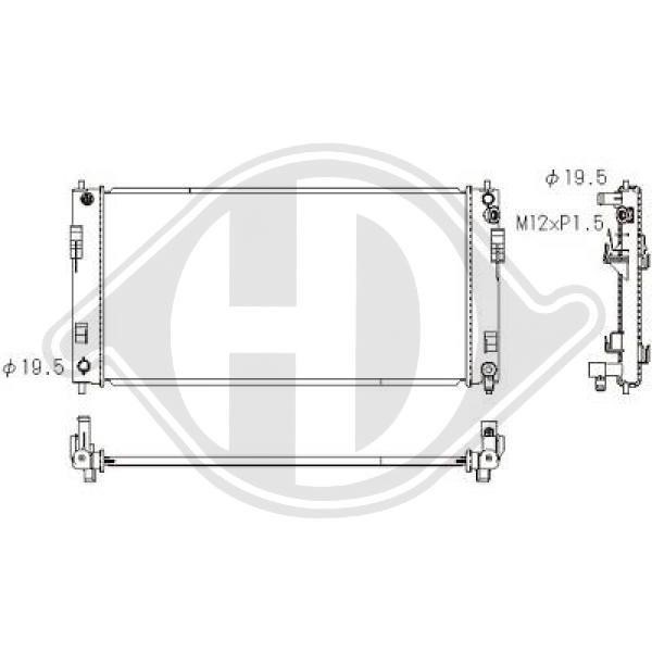 Diederichs DCM2543 Kühler motorkühlung DCM2543: Kaufen Sie zu einem guten Preis in Polen bei 2407.PL!