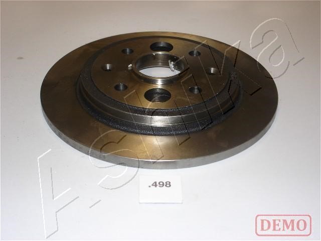 Ashika 61-04-498C Rear brake disc, non-ventilated 6104498C: Buy near me in Poland at 2407.PL - Good price!