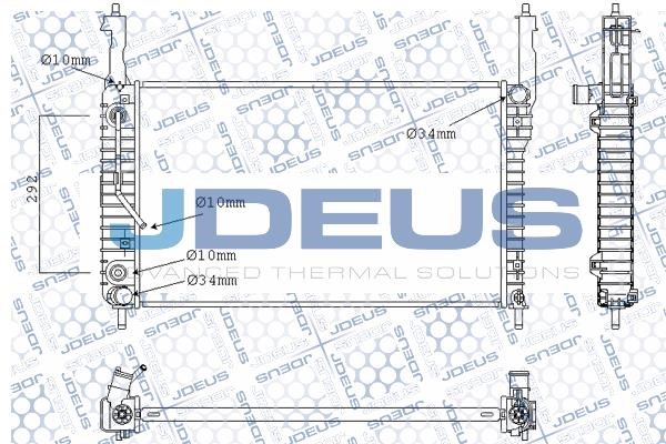J. Deus M-0200700 Радіатор, система охолодження двигуна M0200700: Приваблива ціна - Купити у Польщі на 2407.PL!