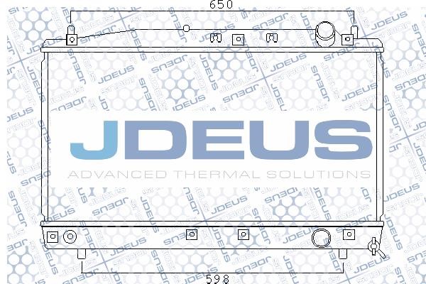 J. Deus M-0280640 Радіатор, система охолодження двигуна M0280640: Приваблива ціна - Купити у Польщі на 2407.PL!