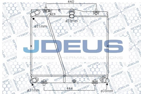 J. Deus M-0280830 Радіатор, система охолодження двигуна M0280830: Приваблива ціна - Купити у Польщі на 2407.PL!