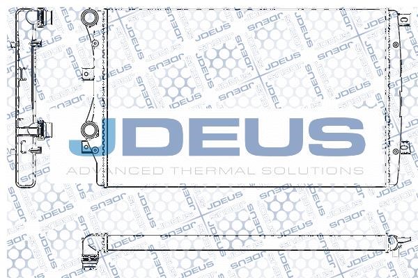 J. Deus M-0010301 Радіатор охолодження двигуна M0010301: Приваблива ціна - Купити у Польщі на 2407.PL!