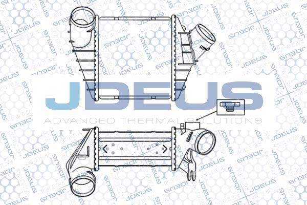 J. Deus 830M50A Chłodnica powietrza doładowującego (intercooler) 830M50A: Dobra cena w Polsce na 2407.PL - Kup Teraz!