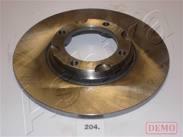 Ashika 60-02-204C Unventilated front brake disc 6002204C: Buy near me in Poland at 2407.PL - Good price!